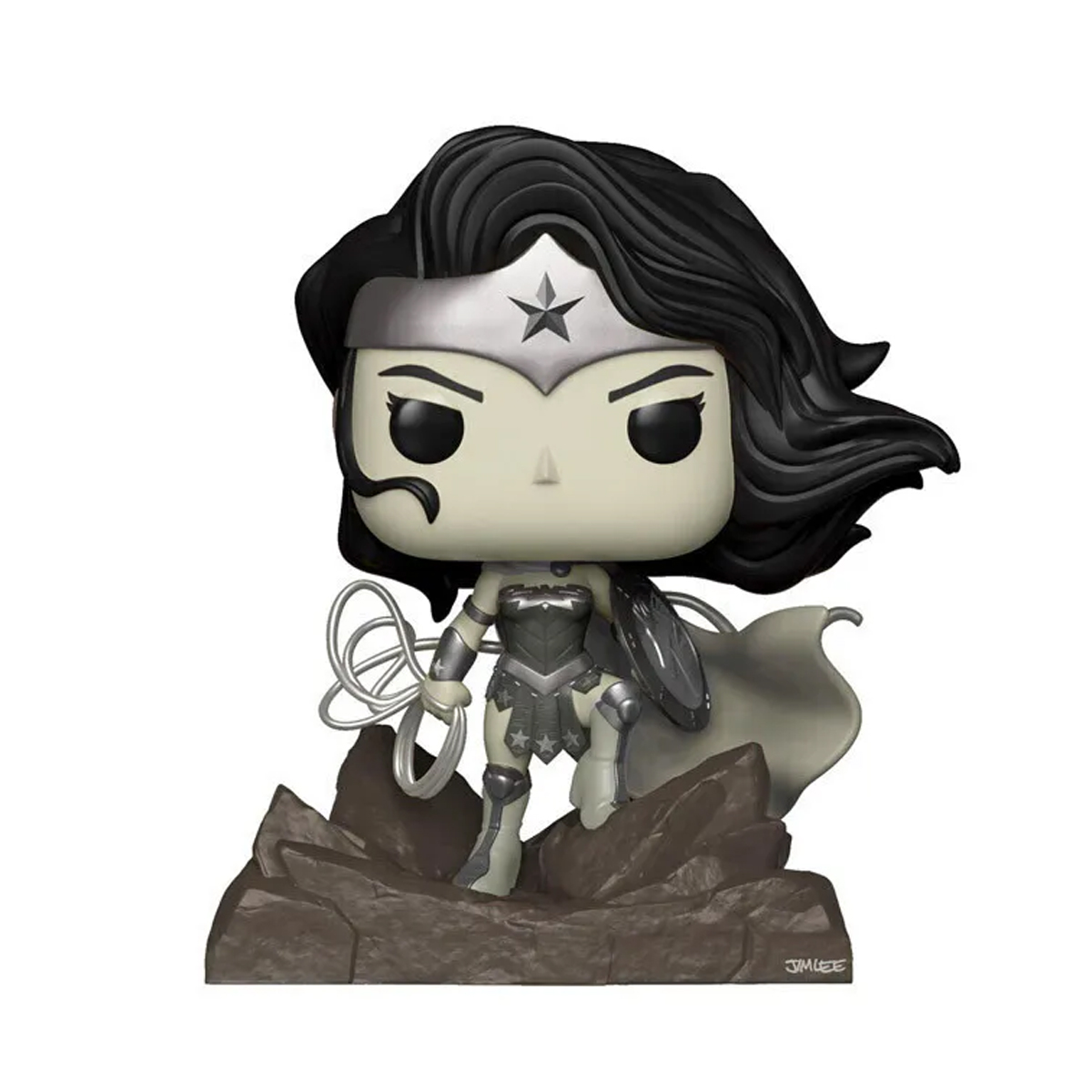 39775-1 Wonder Woman Bn Jim Lee Deluxe - Imagen 1