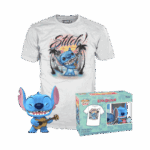 Stitch with Ukulele (Flocked) - Pop! & Tee Set