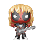 Heavy Metal Deadpool (Metallic) Pop! and T-Shirt Bundle