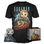 Bundle Aquaman (Jim Lee Deluxe) (Black & White) and Aquaman Tee - Talla L